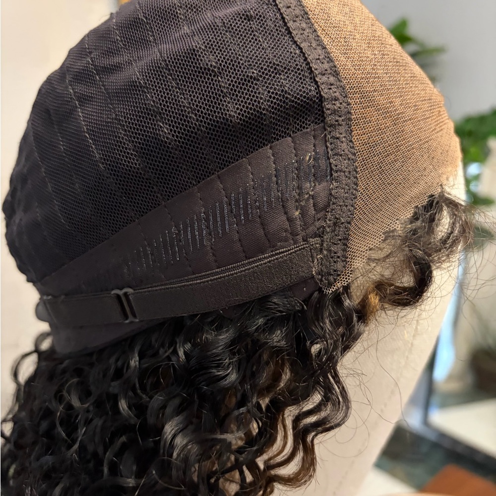 UNice 7x5 Bye-Bye Slip Glueless Curly Texture Ombré 20” - Picture 8 of 13
